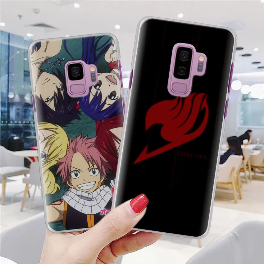 Аниме Манга Сказочный Хвост Логотип чехол для телефона для samsung Galaxy S10e S10 Plus S7 S8 S9 Plus Note 8 9 M10 M20 M30 жесткий чехол