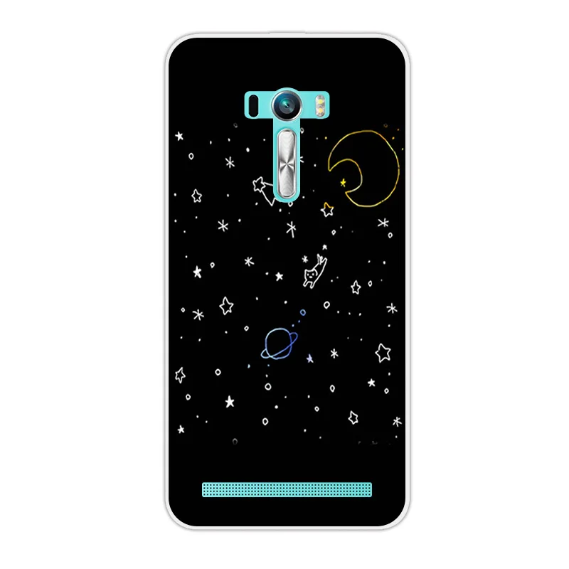 Для Asus Zenfone Selfie ZD551KL 5 дюймов мягкий силиконовый Звездный чехол для Fundas