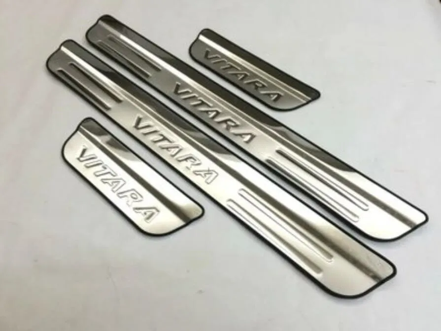 Обновленная установка из нержавеющей стали внешняя Встроенная Накладка на порог