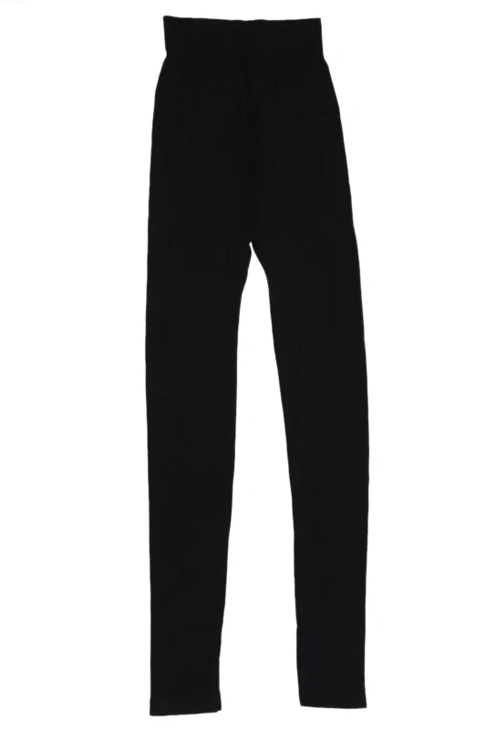 Women Round Neck Thermal Set Winter Tops&ampPants Long Johns Pajama Sets Black | Женская одежда