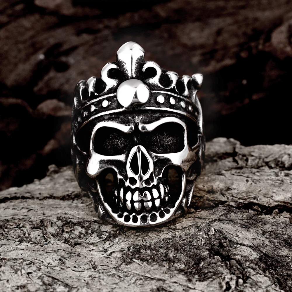 Мужские кольца в готическом винтажном стиле классическое ювелирное изделие из