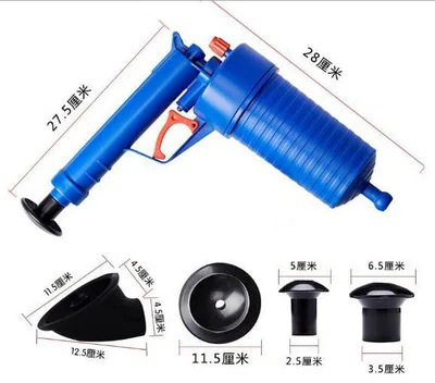 

Air Power Drain Blaster High Pressure Air Drain Blaster Pump Plunger Sink Pipe Clog Remover Toilets Bathroom Kitchen Cleaner Kit