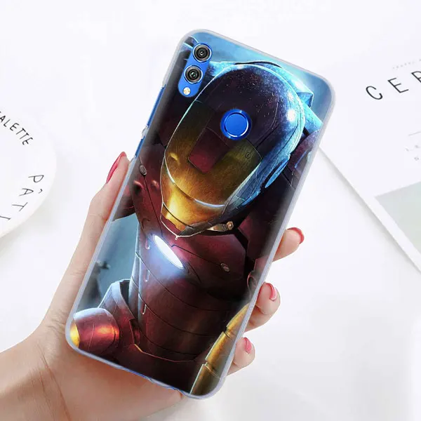 13 Чехол для телефона Marvel Мстители супер герои для huawei Honor 8X 8A Pro 8C 8S 9 10 Lite 20i Honor Play Y7 Y9 чехол - Цвет: 13