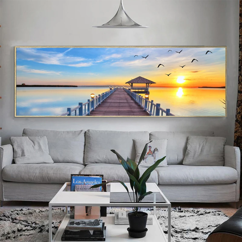 

Modular Pictures Landscape Wall Art Painting For Living Room Cuadros Decoration Canvas Painting Dropshipping canvas prints