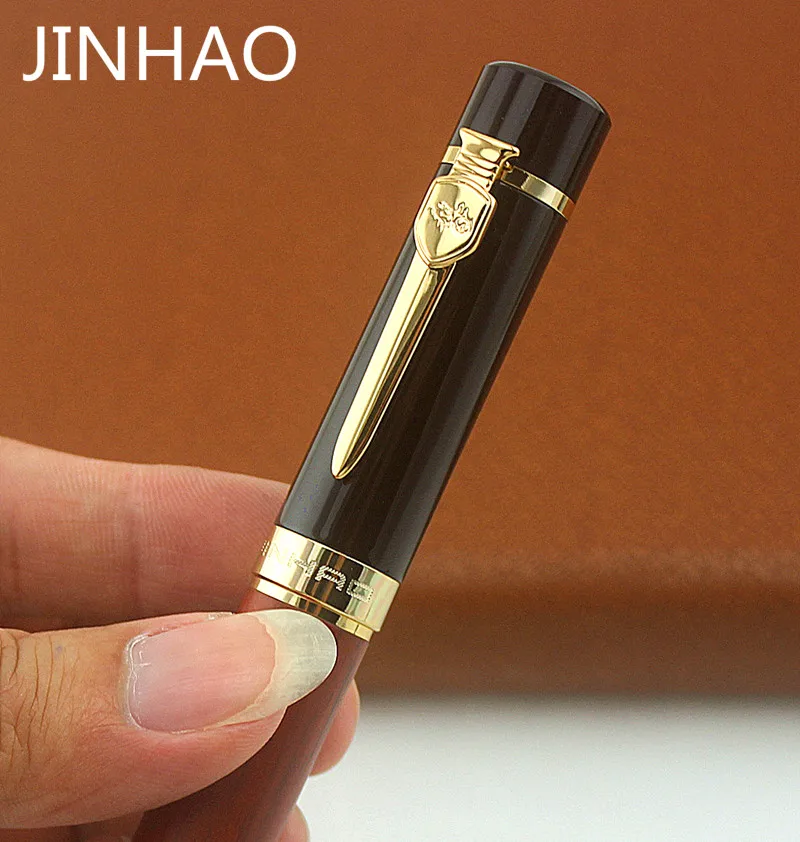 JinHao 650 роскошная деревянная перьевая ручка с наконечником 0 5 мм