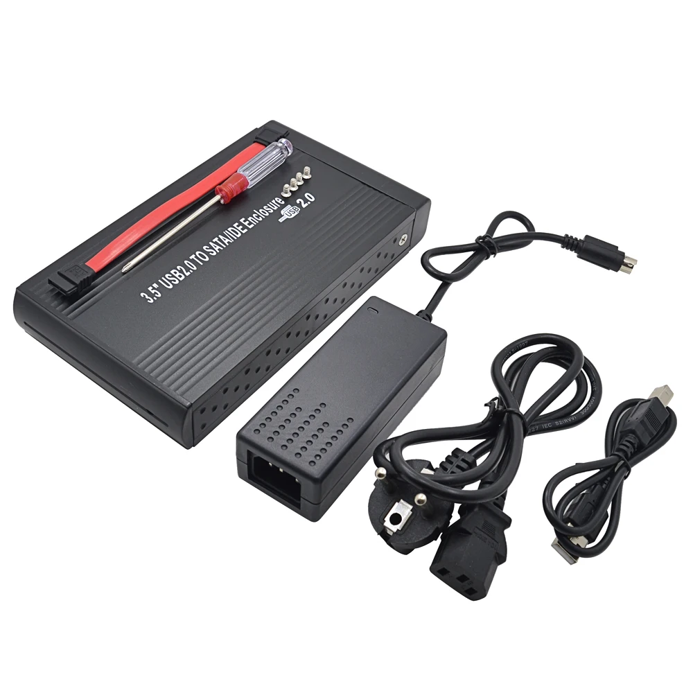 Внешний корпус TISHRIC для HDD 3 5 дюйма HD SSD DVD диск жесткий 2 ТБ Sata IDE к USB 0 адаптер
