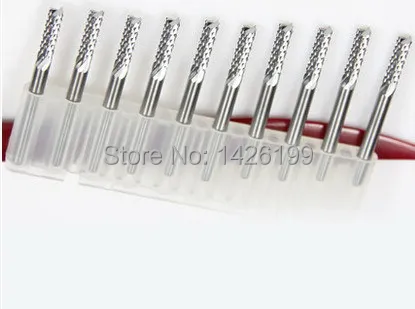

Free shipping Mini Milling cutter bit 10PCS 3.175*1.8mm Engraving Edge Cutter, CNC Router Bits, Endmill for PCB Machine SZ1.8
