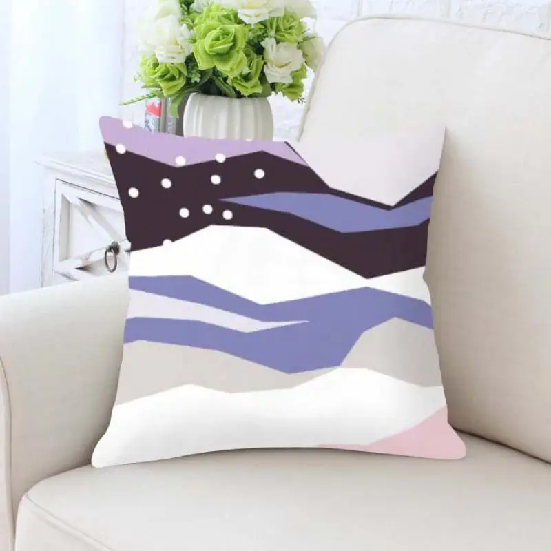 Customized Graffiti Pillow Case Geometric Abstract Art Painting Decorative Cushion Covers For Creative Home Decor Accessories | Дом и сад