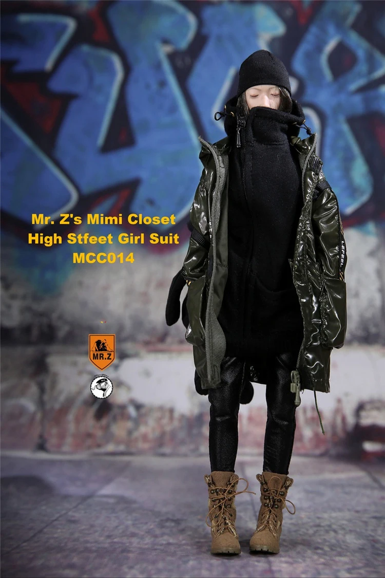 Mr. Z MCC014 1/6 комплект женской фигурной одежды, мини-шкаф, для высокой улицы, для девочек, костюмы в стиле хип-хоп для 12 дюймов, экшн-фигурка Sence, аксессуары для самостоятельной сборки