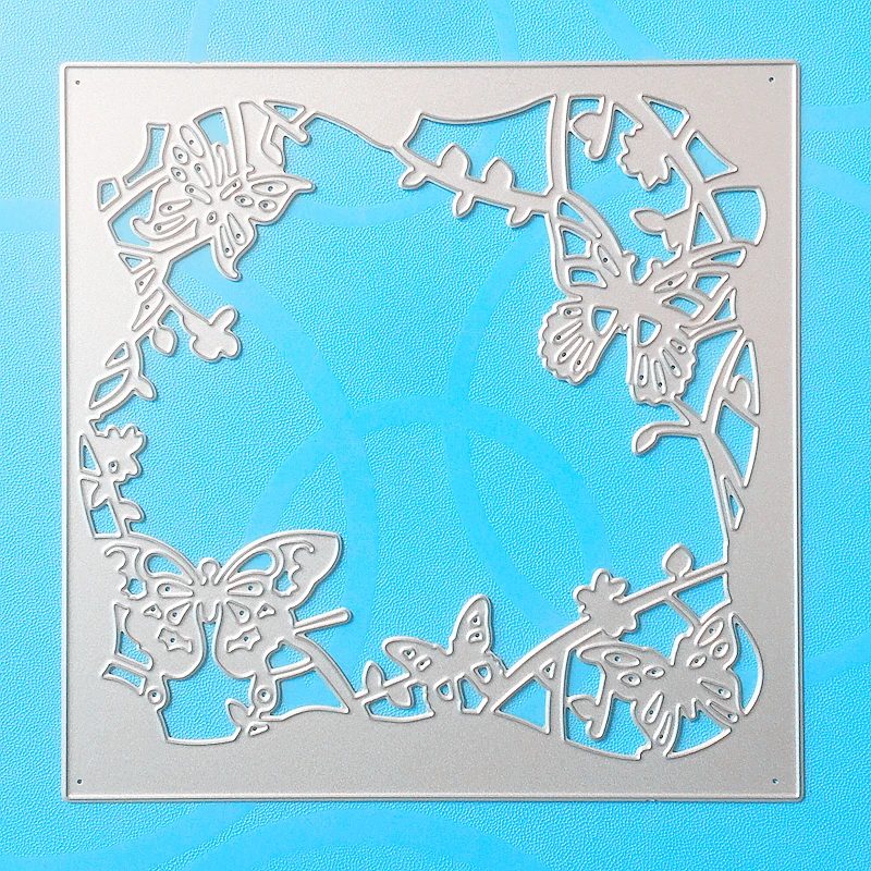 

Yinise Metal Cutting Dies For Scrapbooking Stencils Butterfly Frame DIY Album Cards Decoration Embossing Folder Craft Die Cuts