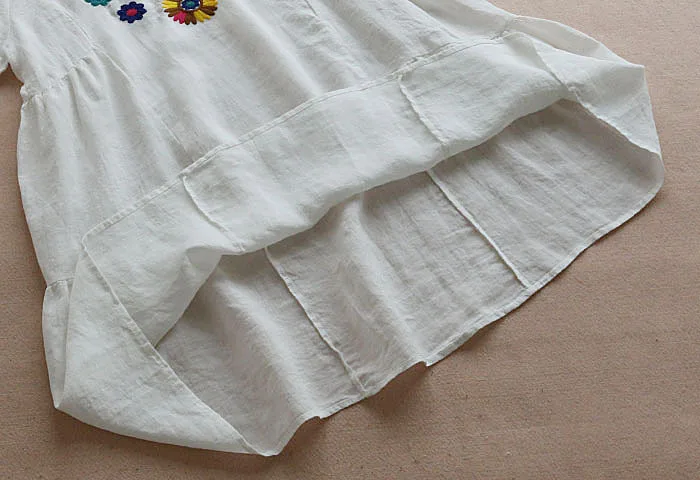 Новое летнее винтажное платье в старом стиле свободное праздничное бохо с