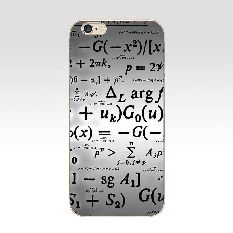 30G e mc2 с E = mc математический Альберт чехол s iPhone 6 6s 7 8 Чехол Мягкий ТПУ силиконовый чехол для Apple iPhone 6 6s 7 8 чехол - Цвет: 21