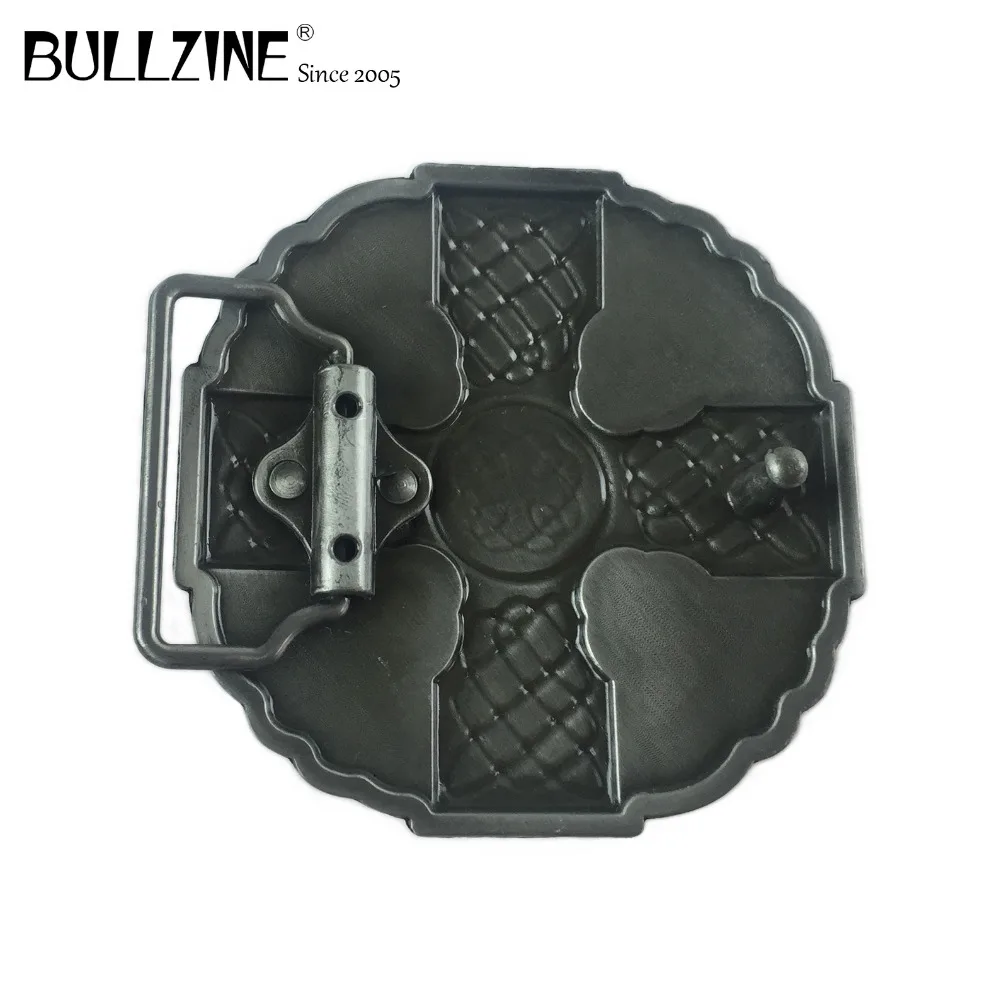 Bullzine крест кельтский ковбойский ремень для джинсов натуральная кожа пряжки pewer