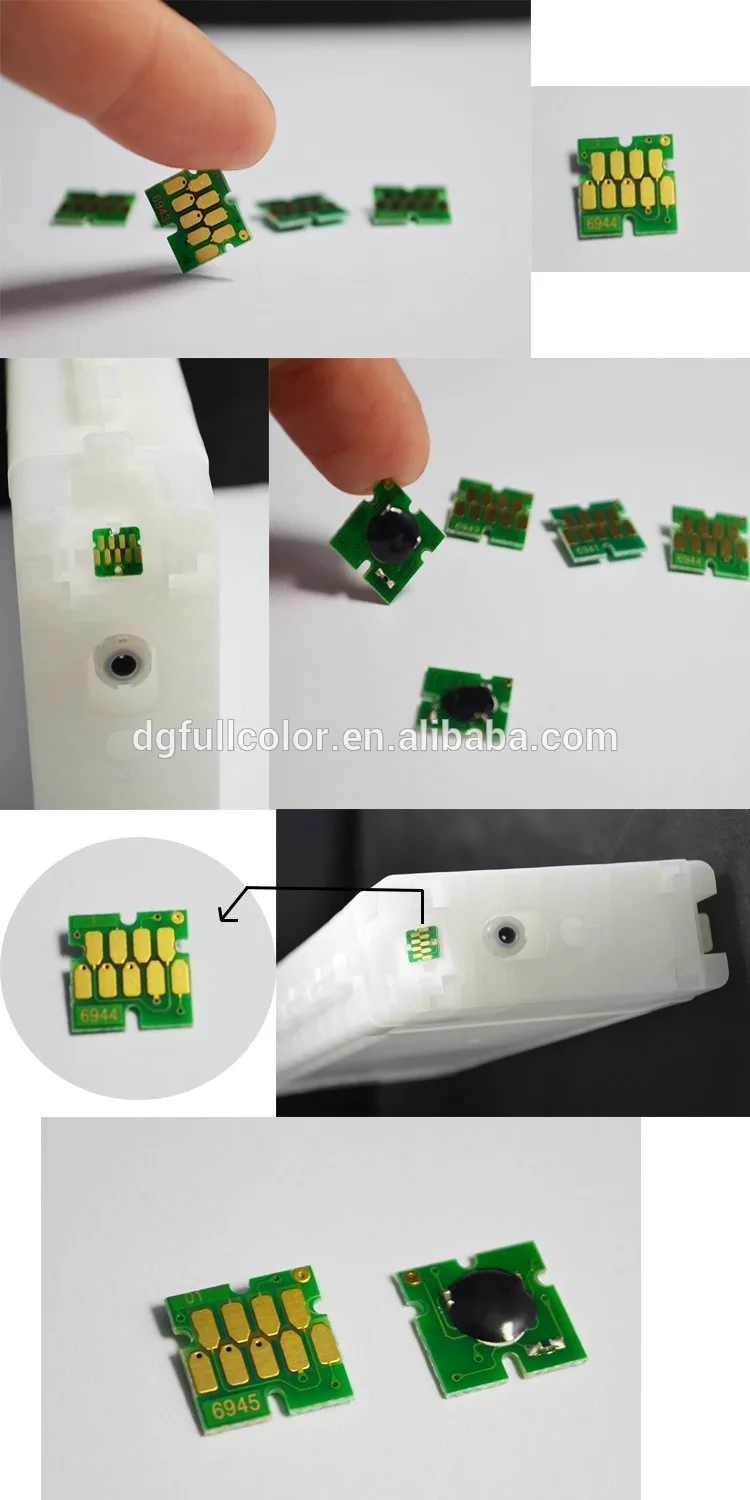 1200ML Refill ink Cartridge for Epson SureColor SC-T7080 T5080 T3080 inkjet printer cartridge with 10pcs Reset Chip