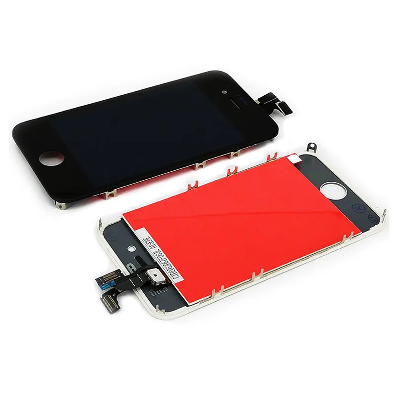 1 Piece LCD Screen Display Assembly For iPhone 4 4S Digitizer Touch Replacement Complete Free Gifts+Tempered Glass | Мобильные