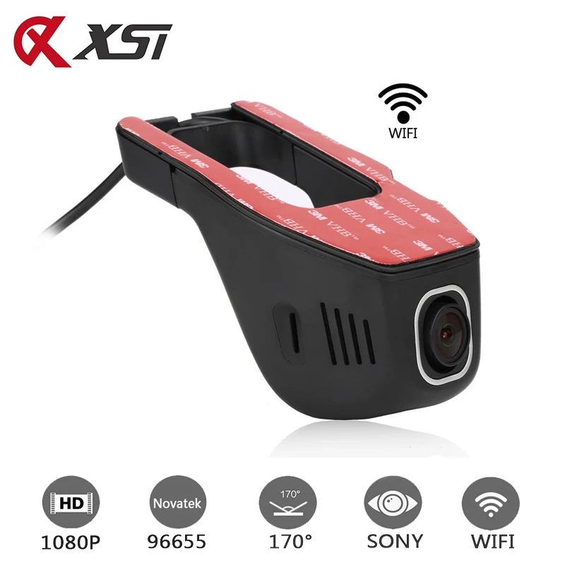 XST Novatek 96655 IMX 323 Full HD 1080P Автомобильный видеорегистратор WIFI Автомобильная камера G