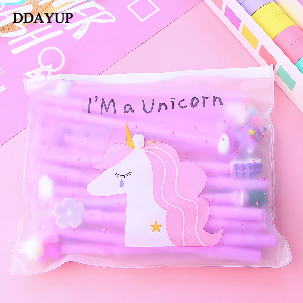 20 шт милые гелевые ручки в виде животных Kawaii, для студентов, креативные канцелярские подарки, школьные офисные ручки