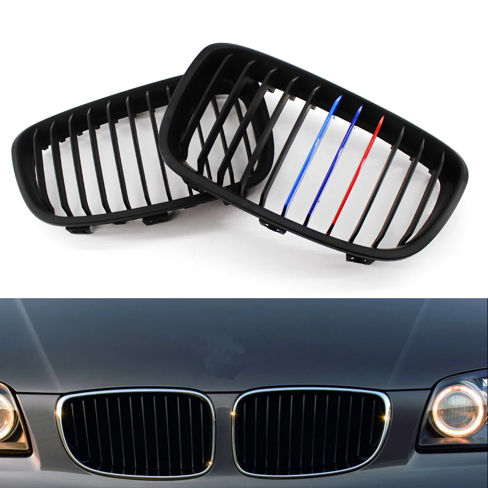 

Передняя Левая Правая боковая матовая черная M-Color решетка для BMW F20 F21 1 Series 11-14 118i 120i 125i