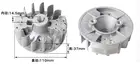 Детали для кустореза 40-5 430, магнитный маховик для стрижки травы, подходит для CG430 43A BG430 430 TL43 TL52