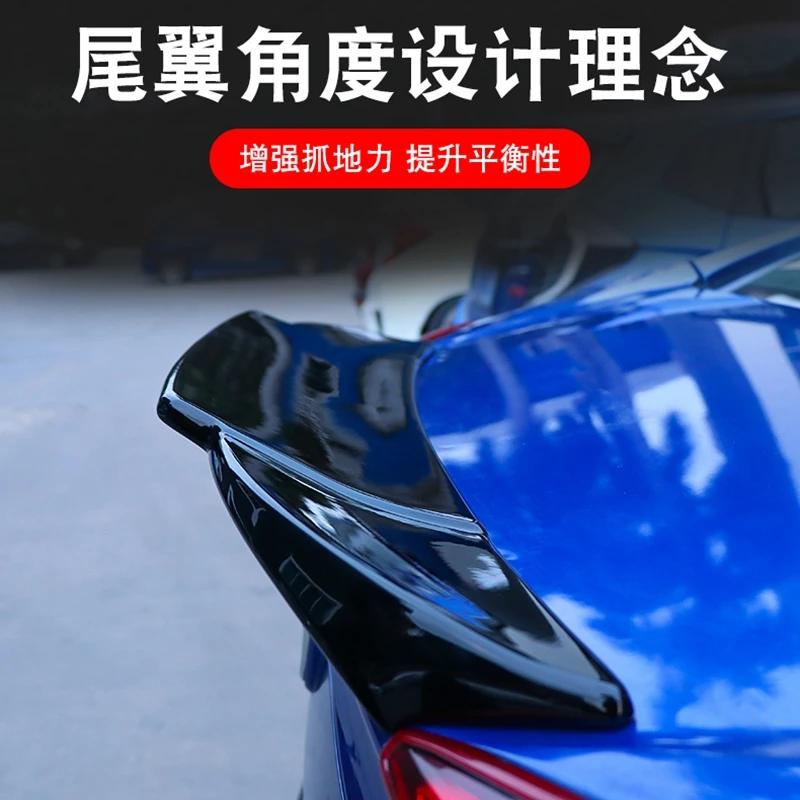 Для Honda Civic спойлер Высокое качество ABS Материал заднее крыло праймер цвет задний спойлер для Honda Civic спойлер