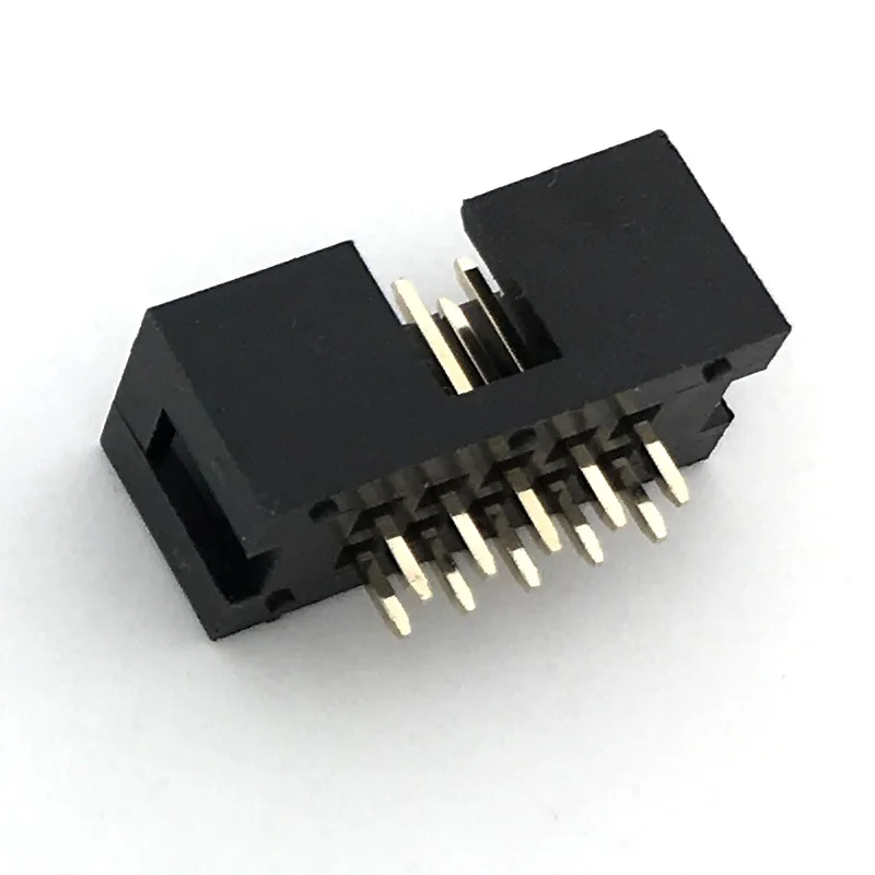 10 шт./лот JTAG ISP гнездо прямой разъем IDC Box коннектор 2 54 мм штекер коробки гнездовой