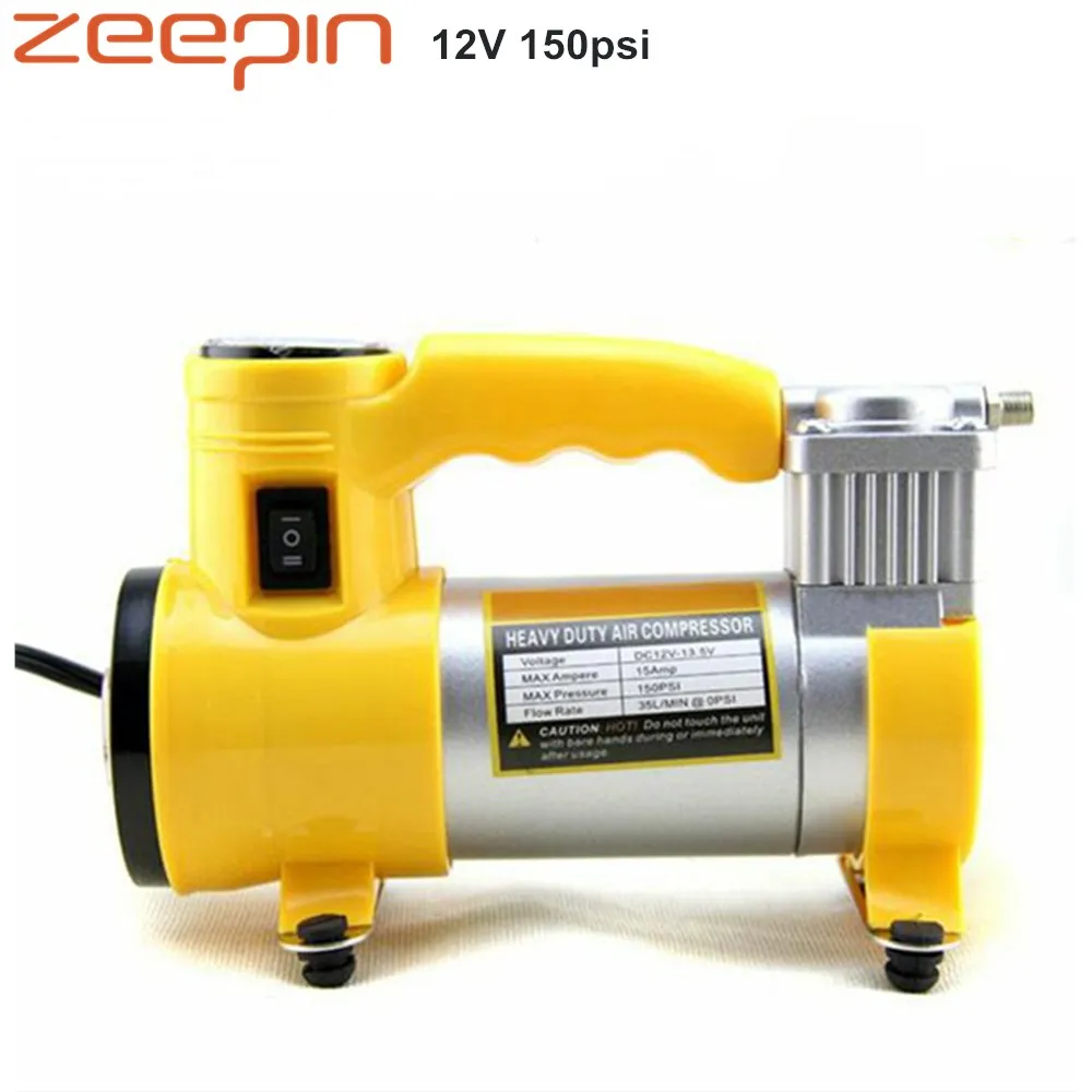 Zeepin универсальный автомобильный воздушный компрессор 12 V 150psi 90 Вт Electrico Надувное