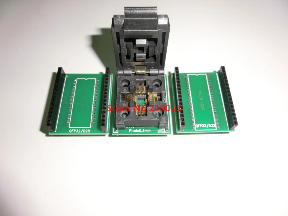 Плата программатора TQFP32 QFP32/ LQFP32 к DIP28 dip32|socket dip28|sockets programmersocket 8 |