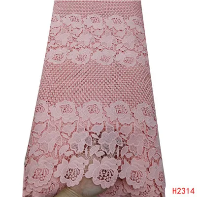 light pink lace Африканская жаккардовая ткань ФРАНЦУЗСКИЙ шнур кружевная ткань водорастворимое платье кружево высокое качество нигерийский гипюр кружевная ткань - Цвет: light pink lace
