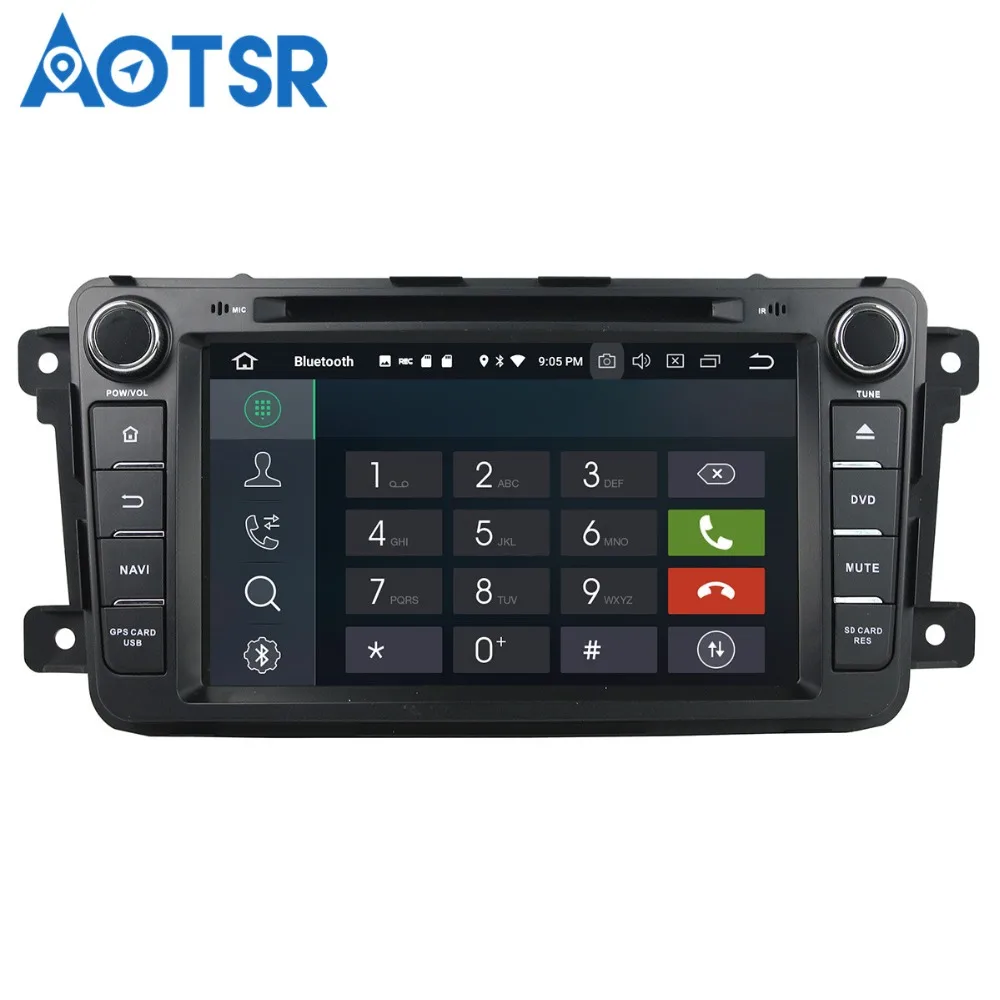Автомобильный DVD плеер Aotsr Android 8 0 7 1 С GPS навигацией для Mazda CX 9 2012 2013 мультимедийный
