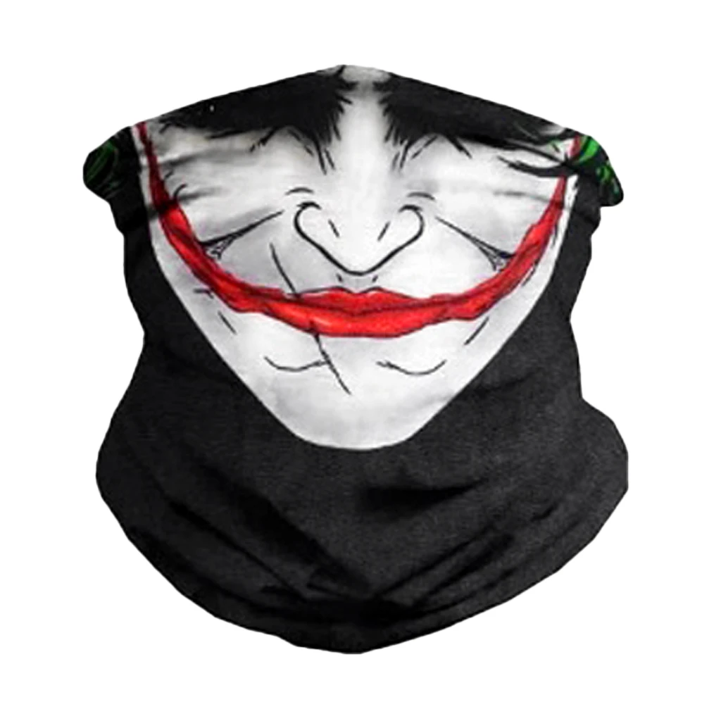 Бандана с черепом для велосипедного шлема шейный шарф маска лица УФ-защита