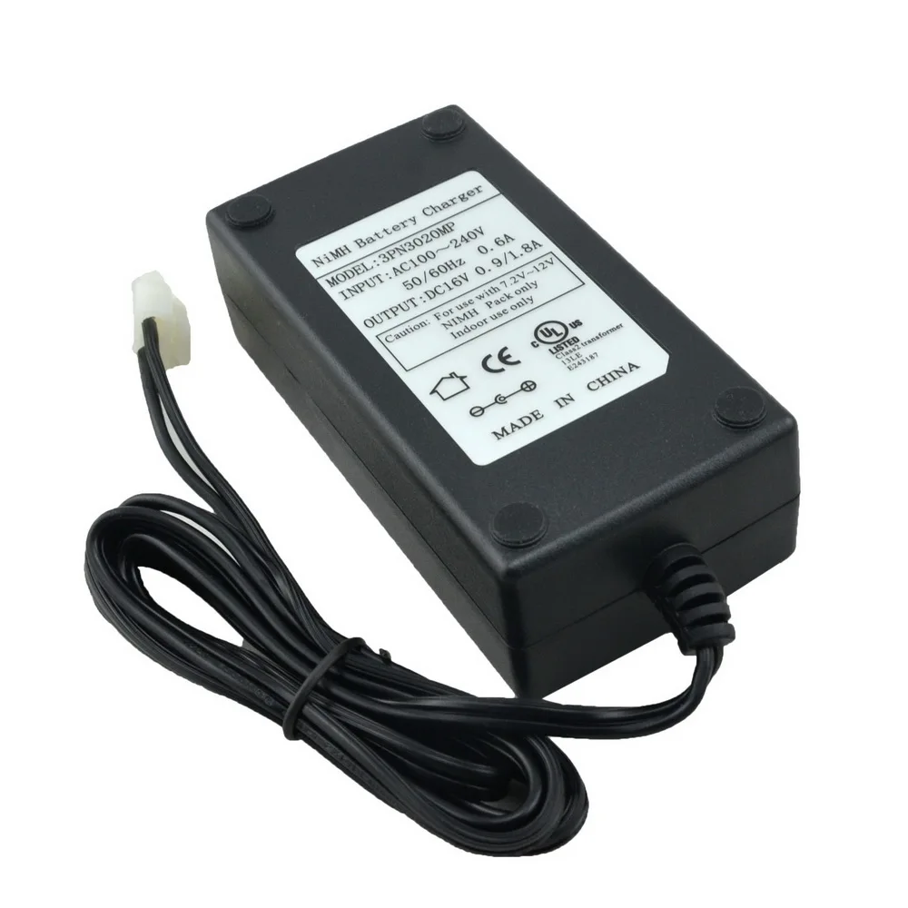 Интеллигентая(ый) 6 V 7,2 V 8,4 V 9,6 V 10,8 V 12 V NiMh зарядное устройство для аккумуляторов NiCd переключаемый 0.9A 1.8A с пробка из Тамия