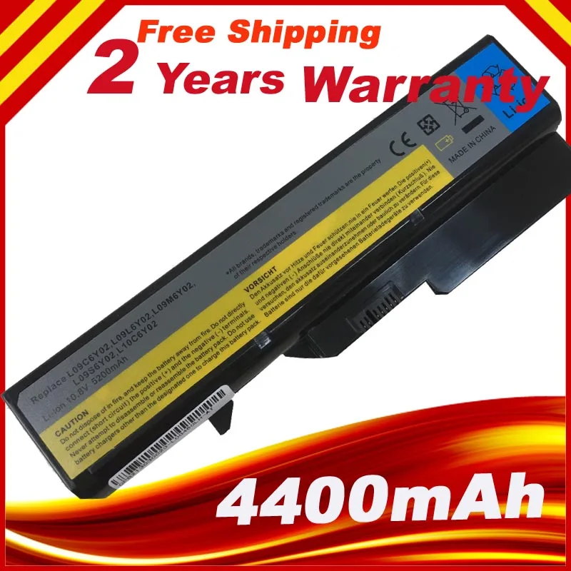 

6CELL Battery for LENOVO IDEAPAD Z470 V470 Z370 G570 B570 V570 G460 G560