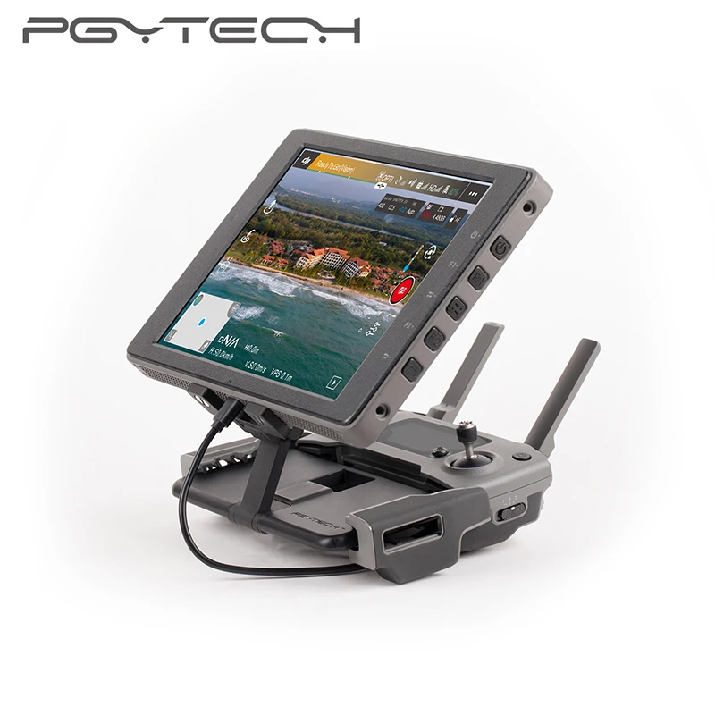 PGYTECH кристаллический Монтажный кронштейн для DJI Mavic 2 Пульт дистанционного управления монитор кронштейн зажим держатель алюминиевый для MAVIC Pro Spark