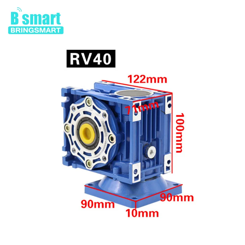 Bringsmart 220v AC Регулятор скорости двигателя 40W червячный редуктор большой крутящий