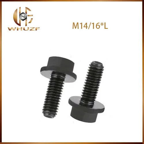 

5 Pieces M14/16*Lmm 10.9 Grade carbon Steel Flange Hex Bolt Screw