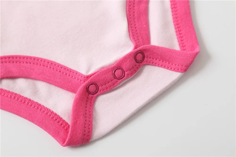 Одежда для малышей; Roupas; хлопковая одежда; боди; 5 шт.; розовый комбинезон в горошек с короткими рукавами; Одежда для новорожденных; боди для малышей