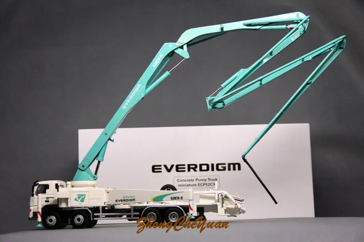 1:50 VOLVO EVERDIGM 52CX 5 цементный бетононасос грузовик Инженерная техника автомобиль