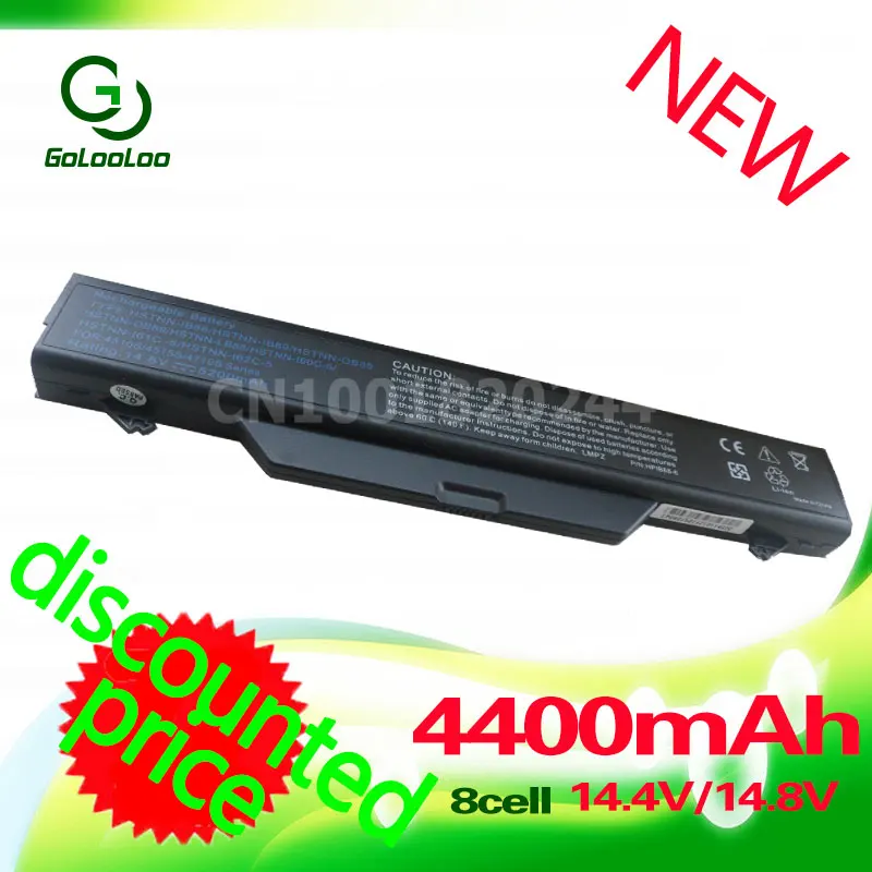 Golooloo 8 ячеек 4400 мАч 14 4 В ноутбука Батарея для hp ProBook 4510s 4515s 4710s 591998 141 593576 001