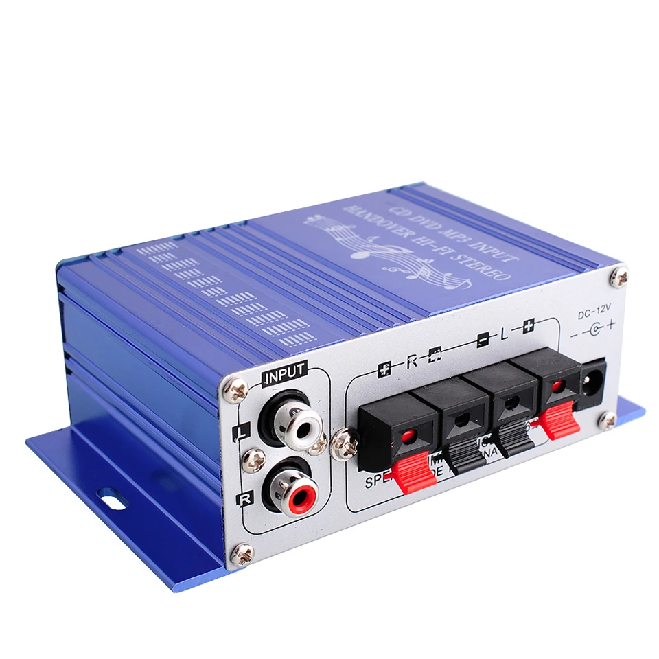 HY2001 мини усилитель авто стерео мощности HiFi аудио CD DVD MP3 прочный плеер