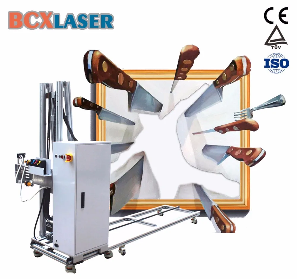 3D-принтер bcxlaser dx7 вертикальная настенная печатная машина для фона внутренних и