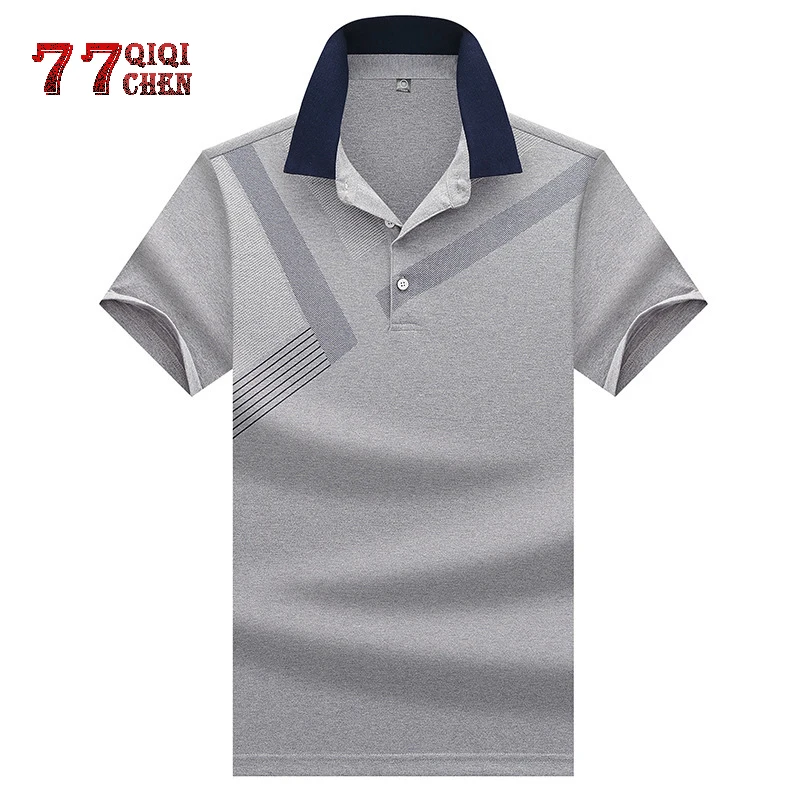 Рубашка поло мужская с отложным воротником короткий рукав удобная модная