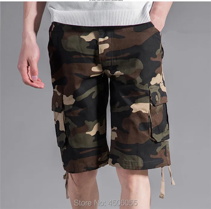 Летние шорты мужские Грузовой Камуфляж шорты мужские Ete военные мужские s Camo Pantalon Corto Hombre Spodenki плюс размер 38 40 42 44 Ropa