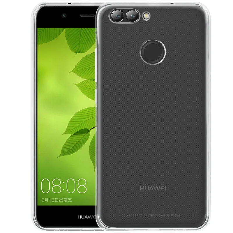 Прозрачный чехол для Huawei Nova 2 мягкий из ТПУ силикона задняя крышка Mofi прозрачный 5