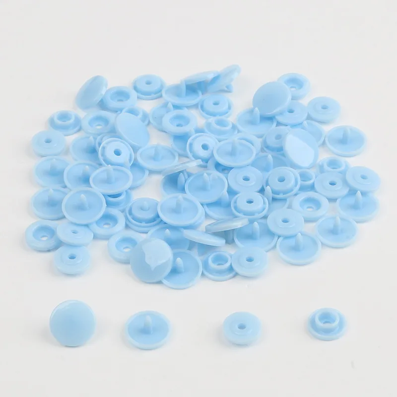 Sky Blue KAM T5 пластиковые защелки кнопки крепеж 20/50/100/150 Наборы сумка Папка темная Пряжка кнопка смолы одежды аксессуары для детской одежды - Цвет: Sky Blue