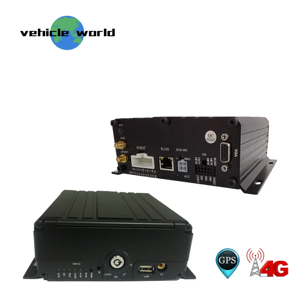 1.0MP AHD 720P 4 канальный школьный автобус трейлер грузовик такси автомобиль HDD SD карта
