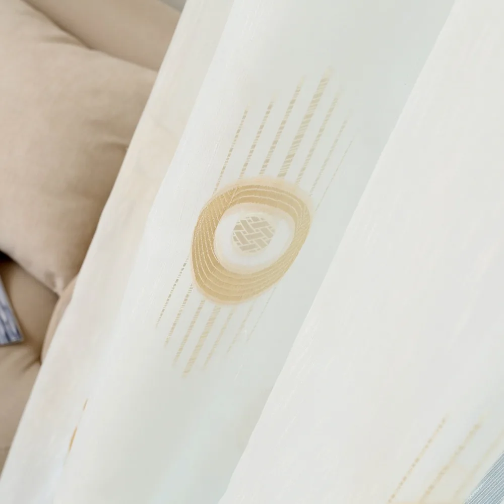 Современные шторы NAPEARL для кухни готовые бронзового цвета элегантные оконные