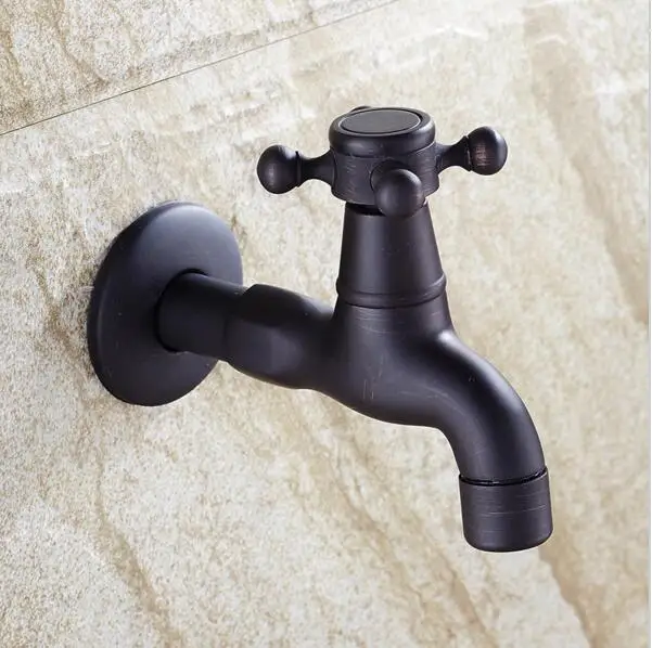 Черный наружный Бронзовый Смеситель садовый кран для ванной стиральная