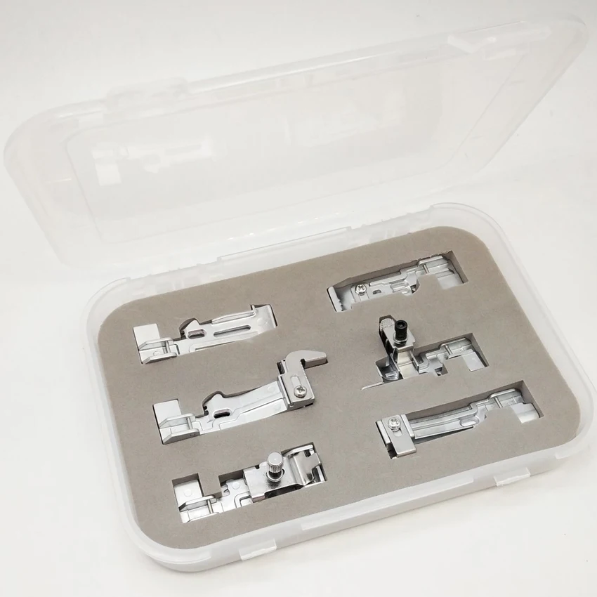Набор из 6 ножек для оверлока Singer QuantumLock 14T948 14T957 14T967 14T968 Juki Lock MO-50E MO-51E (в коробочной упаковке)