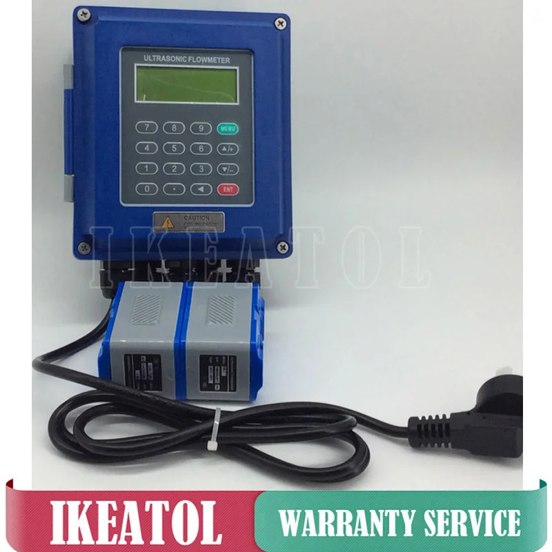 TUF-2000B with Transducer TL-1 (DN300-6000mm) PT-100 (CT-1) heat sensor digital liquid ultrasonic flowmeters flow meter | Инструменты