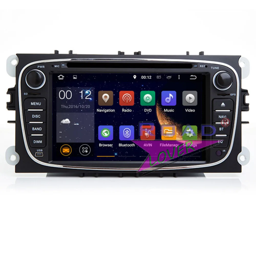 Автомобильный мультимедийный центр TOPNAVI 4 Гб + 32 ГБ Android 8 0 Восьмиядерный DVD плеер